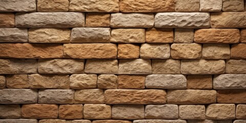 Stripe stone wall pattern, seamless texture.