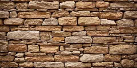 Fototapeta premium Stripe stone wall pattern, seamless texture.