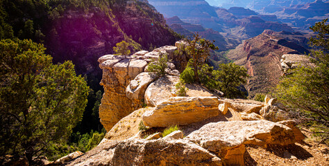 Red rock of the canyon. Arizona and Utah desert. Rocks mountain.