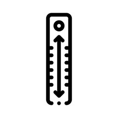 ruler line icon