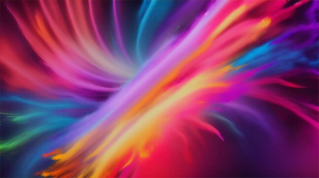 Abstract fractal flower pattern with colorful swirls and a spectrum of motion, creating a vibrant and dreamy backdrop. Colorful Fractal Flower Fantasy