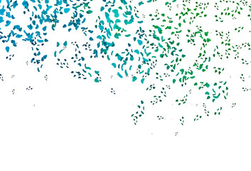 Light Blue, Green vector backdrop with abstract shapes.