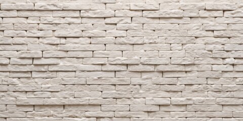 Obraz premium White Rectangle brick stone wall seamless background and texture