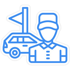 Guided Tours Icon Style