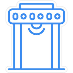 Metal Detector Icon Style