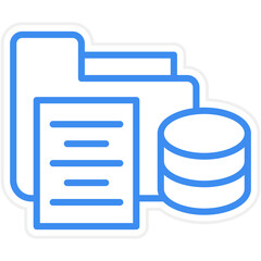 Data Storage Icon Style