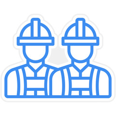 Firefighting Unit Icon Style