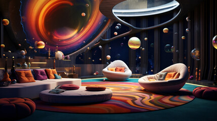 Cosmic inspired interior design