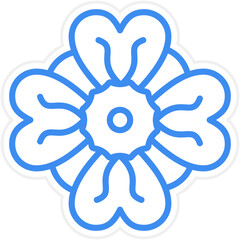 Mint Marigold Icon Style