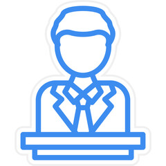 Director Male Icon Style