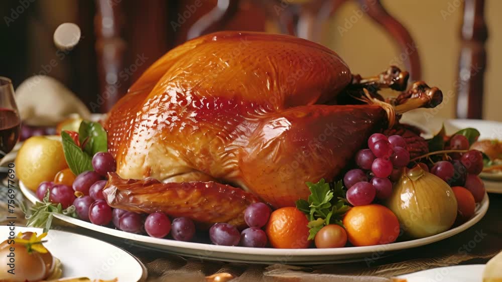 Aufkleber the highlight of thanksgiving dinner is not just the array of delicious food but also the joy of sha