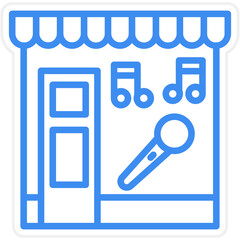 Music Shop Icon Style