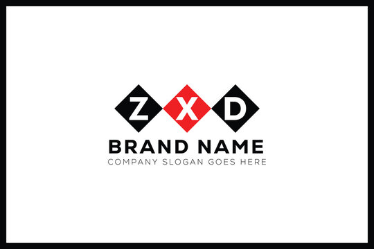 ZXD letter logo design. ZXD creative initials monogram letter logo. ZXD business and real estate logo vector template.