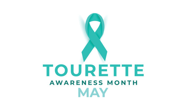 Tourette  Awareness Month. background, banner, card, poster, template. Vector illustration.