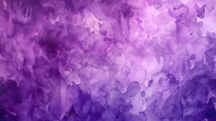 Fototapeta na wymiar Abstract purple watercolor background with a gradient of shades creating a textured appearance. Ideal for backgrounds, wallpapers or creative designs.