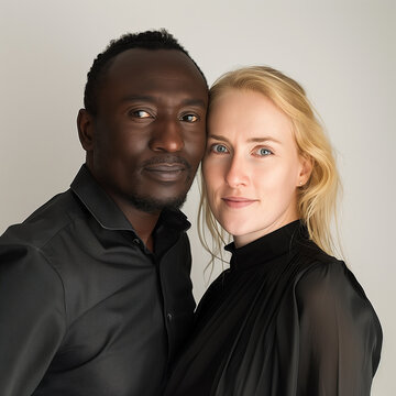 portraits de couple mixte