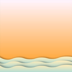 Graphic Gradient Wave Design Background
