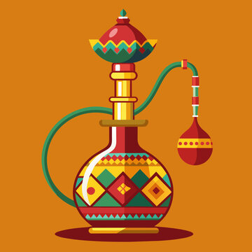 Hookah flavor vector images in the Mexican style