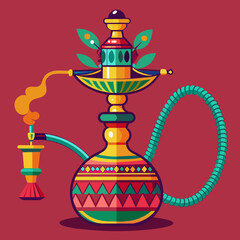 Hookah flavor vector images in the Mexican style