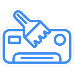 Airconditioner Cleaning Icon Style