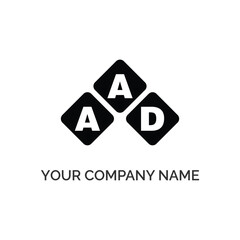 AAD letter logo design on white background. AAD logo. AAD creative initials letter Monogram logo icon concept. AAD letter design
