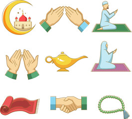 Ramadhan Icon Vector Illustration Art