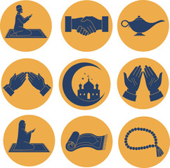 Ramadhan Icon Vector Illustration Art