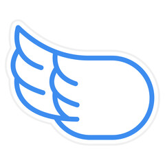 Left Wing Icon Style