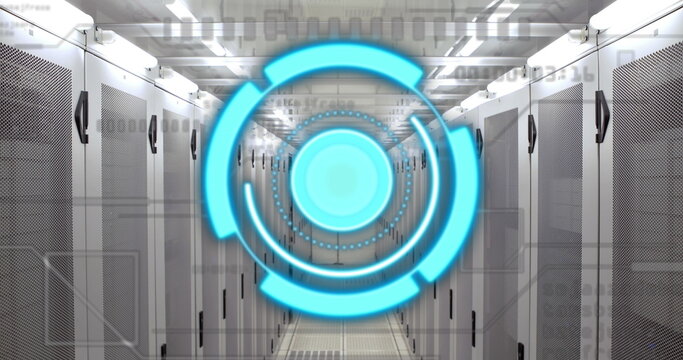 Image of scope scanning and data processing over computer servers