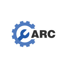 ARC letter logo design on white background. ARC logo. ARC creative initials letter Monogram logo icon concept. ARC letter design