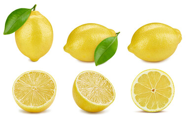 Fresh organic lemon isolated - 756983814