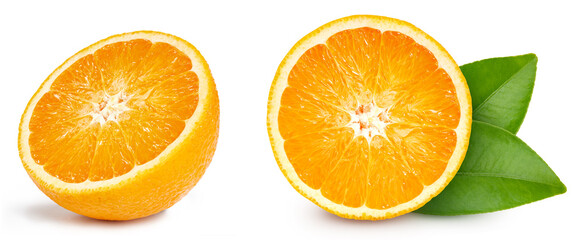 Fresh organic orange isolated - 756983819