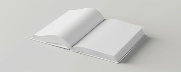 Book mockup isolated on white background. mockup