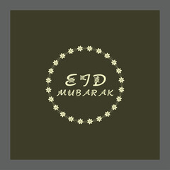 Eid Mubarak Floral Greetings: Vibrant design 