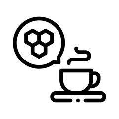 caffeine line icon