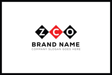 ZCO letter logo design. ZCO creative initials monogram letter logo. ZCO business and real estate logo vector template.