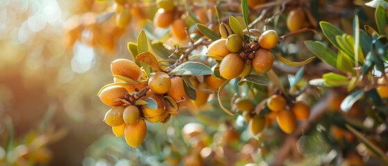 Branch from Argan tree
