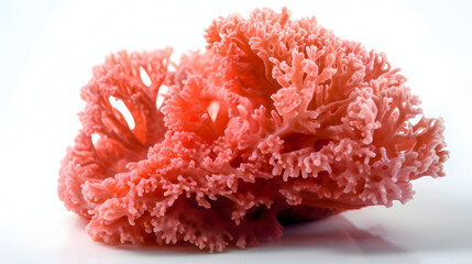 beautiful coral on white background