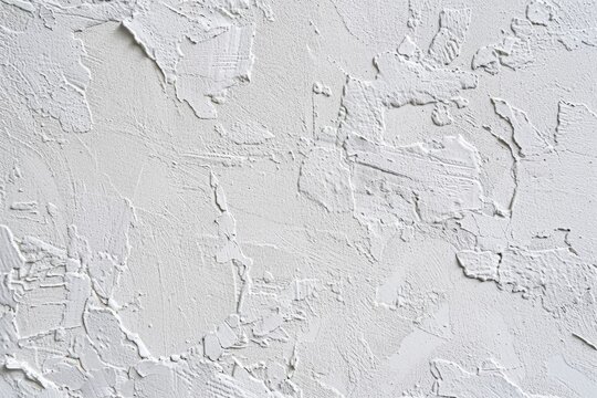 Detailed shot of white stucco texture
