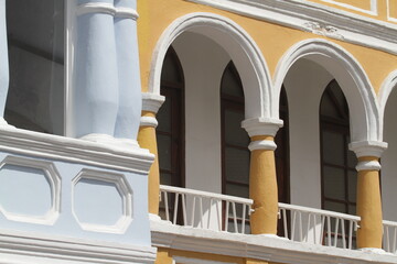 Details kolonialer Architektur