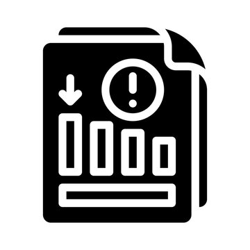decrease glyph icon