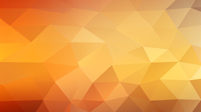 A geometric pattern of triangles in shades of orange.
