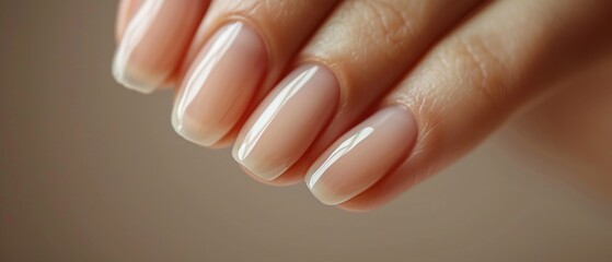 Keep nails healthy by tending to cuticles and hangnails - obrazy, fototapety, plakaty