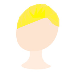 Mannequin Short Blonde Hair White Skin