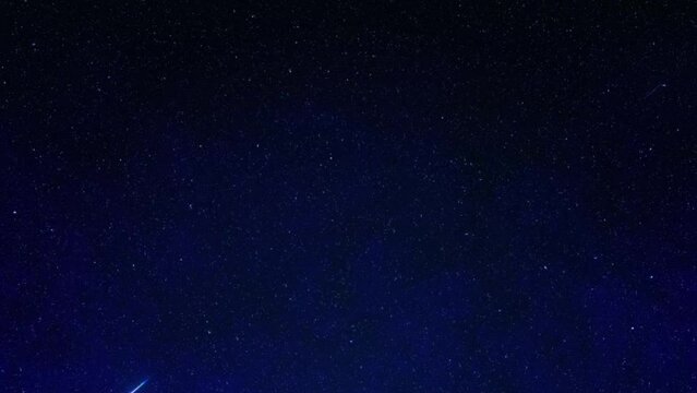 夜空の流れ星のグラフィック背景素材