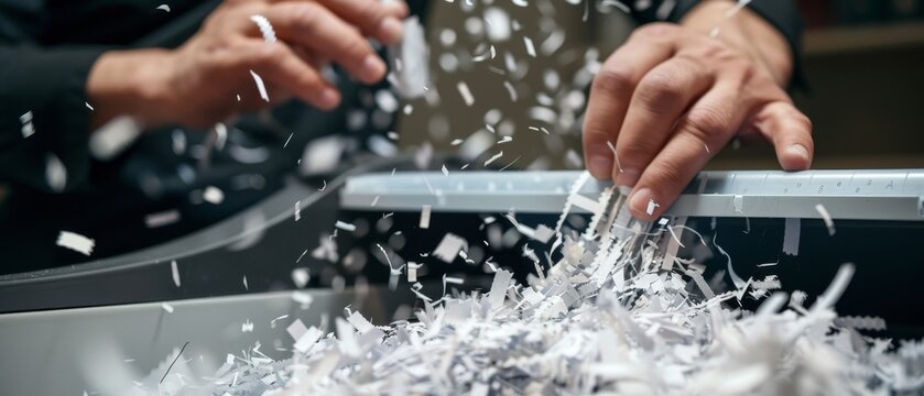 Shredding documents