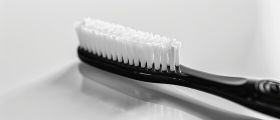 Toothbrush with a white background