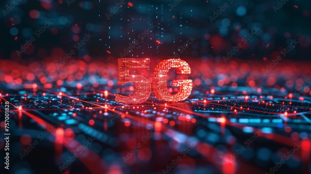 Poster an encrypted 5g mobile network offering unparalleled security and speed