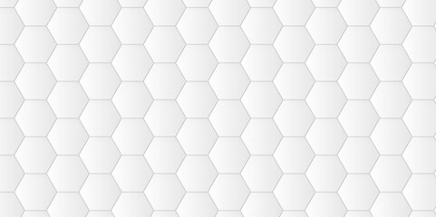 Vector White Hexagonal Background. Luxury transparent Pattern. 3D Futuristic abstract honeycomb mosaic white background. geometric mesh cell texture. modern futuristic wallpaper.