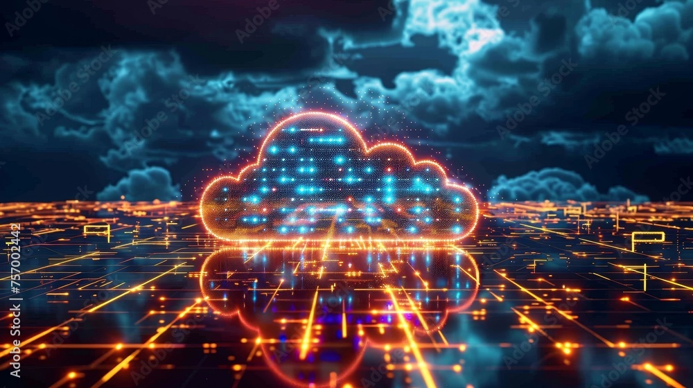 Poster an innovative startup developing a cloud-based cybersecurity platform